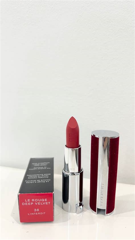 givenchy 329|Givenchy deep velvet lipstick.